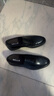 百麗七夕禮物黑色正裝皮鞋男牛皮商務(wù)套腳婚鞋皮鞋B3GK7CM1 黑色 42 (260mm) 曬單實(shí)拍圖