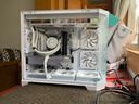 愛(ài)國者星璨嵐 星璨小嵐海景房機箱無(wú)立柱全景側透高顏值電競游戲臺式機電腦主機箱MATX/240水冷 白色+極光ARGB風(fēng)扇（4正3反） 曬單實(shí)拍圖
