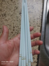 康琴（KANGQIN）高檔中式陶瓷筷子家用新款防霉筷耐高溫餐具不變形公筷影青10雙裝 曬單實(shí)拍圖
