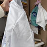 捌依依長(cháng)短袖白大褂男女醫生工作服化學(xué)實(shí)驗室服食品廠(chǎng)工裝廠(chǎng)家專(zhuān)業(yè)定制 長(cháng)袖（松緊袖） 4XL 【180-195斤】 曬單實(shí)拍圖