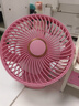 MIORWOOR【五檔變頻風(fēng)扇】小風(fēng)扇桌面小型制冷空調制冷usb可充電夾子扇壁掛宿舍床上用臺式臥室辦公室 粉色丨冰爽涼風(fēng)丨5檔強風(fēng)丨可夾可掛丨15000m 曬單實(shí)拍圖