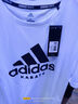 adidas短袖男戶(hù)外休閑透氣運動(dòng)服健身運動(dòng)速干T恤 白/黑（空手道） M  曬單實(shí)拍圖