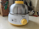 美的（Midea）【政府補貼】煮蛋器 蒸蛋器 單層7顆蛋 家用自動(dòng)斷電迷你雞蛋羹神器防干燒不銹鋼便攜式MZ-ZDE1601 曬單實(shí)拍圖