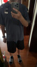 安德瑪（UNDERARMOUR）Waffle Henley男子華夫格運動休閑短袖T恤6007562 暴雨灰044 L 曬單實拍圖