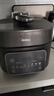 美的（Midea）【國家補貼】IH電壓力鍋2200W風冷5L雙膽家用智能預(yù)約無感降壓0涂層高壓鍋4-6人電飯煲MY-S5175C 曬單實拍圖