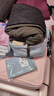 百草園羽絨服收納袋旅壓縮袋家用便攜行李箱分裝衣服棉被手提整理袋子 藍(lán)色-超大號3個裝(40x30x18cm) 曬單實拍圖