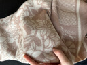 ELLE【禮盒裝】100%綿羊毛圍巾女秋冬禮物保暖時尚提花圍脖披肩教師節(jié) 曬單實拍圖