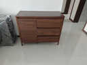 柏夢(mèng)可實(shí)木斗柜臥室儲物柜床尾置物柜新中式客廳靠墻五斗柜抽屜收納斗櫥 三門(mén)一抽【升級碳晶實(shí)木】長(cháng)1米-免費送裝 曬單實(shí)拍圖