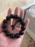 妍韻珠寶收藏級爆滿(mǎn)金星印度小葉紫檀手串佛念珠男女士檀香手鏈18mm50克 曬單實(shí)拍圖