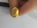百年福牌黃金古法吊墜足金999胖福元寶貓耳朵祥云項鏈送女友生日七夕禮物 約7克【貓耳朵款】 克重多退少補 曬單實拍圖
