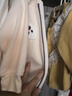 哈趣猴嬰兒秋季衣服純棉長袖內(nèi)搭男童女童秋衣套裝三件套兒童外出服睡衣 米白色 80 【建議73-80cm，18-21斤寶寶】 曬單實拍圖