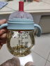 貝親水杯 兒童水杯學(xué)飲杯  吸管杯啟蒙水壺喝水杯 兒童吸管杯300ml(12個(gè)月以上) 曬單實(shí)拍圖