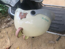 四萬(wàn)公里新國標3C認證電動(dòng)車(chē)頭盔夏季男女半盔防曬鏡片四季通用電瓶摩托車(chē)安全帽SWY6749 曬單實(shí)拍圖