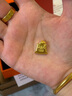 世紀緣珠寶好運斧黃金吊墜古法足金亞醜鉞掛墜生日禮物 3.69g【贈金色925銀鏈】 曬單實(shí)拍圖