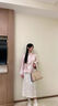Ehangy包包女包2025年包托特包百搭手提斜挎包bags七夕情人節禮物送女友 米杏色【代寫(xiě)賀卡+免費刻字】 曬單實(shí)拍圖