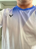 威克多（VICTOR）羽毛球服 官方新款透氣速干男女款比賽訓練針織運動(dòng)短袖短褲套裝 套裝/J迷幻紫 L 曬單實(shí)拍圖