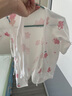 童泰（TONGTAI）嬰兒連體衣春秋季純棉衣服初生寶寶蝴蝶哈衣爬服和尚服粉色52cm 曬單實(shí)拍圖