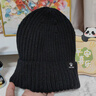 卡爾美（KELME）帽子男針織帽冬季保暖毛線(xiàn)帽運動(dòng)跑步滑雪帽騎行防風(fēng)防寒棉冷帽女 曬單實(shí)拍圖