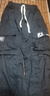 行運龍褲子男童春秋新款工裝褲休閑束腳潮流中大童純棉洋氣寬松童裝長(cháng)褲 黑色 130 曬單實(shí)拍圖