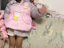 巴拉巴拉童裝嬰兒羽絨服男童女童寶寶外套冬季兒童上衣萌 夢(mèng)幻粉60356 100 曬單實(shí)拍圖