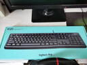 羅技（Logitech）MK120 鍵鼠套裝 有線鍵鼠套裝 辦公鍵鼠套裝 電腦鍵盤 USB即插即用 全尺寸 黑色 曬單實(shí)拍圖