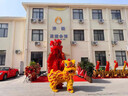 馳笠舞獅套裝南獅醒獅舞龍全套佛山獅竹編獅頭舞獅道具成人雙人全套 雙人 紅舞獅 曬單實(shí)拍圖