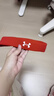 安德瑪（Under Armour）運動(dòng)發(fā)帶男女止汗帶吸汗頭帶跑步導汗帶籃球防汗頭巾箍護額 紅色 曬單實(shí)拍圖