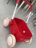 kidpopkidpop嬰兒學(xué)步車手推車寶寶學(xué)步推車助步小推車玩具兒童周歲禮物 實(shí)木斗-紅色 +防倒鉤+繩+保溫杯 曬單實(shí)拍圖