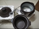 美的（Midea）大容量電燉鍋4-5人用 燉湯盅電燉鍋快燉電砂鍋煲湯鍋煲湯鍋紫砂鍋陶瓷鍋 雙環(huán)火加熱多功能鍋燉湯 【約22碗 雙環(huán)炎火DGE65J56】 7L 曬單實(shí)拍圖