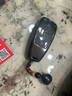 迪加倫 高檔金屬 新奔馳C260L鑰匙套 GLC E級 E300L GLE A200 AMG S級 車(chē)用鑰匙套保護殼 天空灰+真皮鑰匙扣 曬單實(shí)拍圖