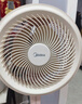 美的（Midea）【暴風(fēng)循環(huán)】空氣循環(huán)扇大風(fēng)量搖頭電風(fēng)扇家用臺式落地扇輕音臥室節能小風(fēng)扇柔風(fēng)輕羽扇 FGA24TQ 曬單實(shí)拍圖