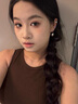 伊燦簡(jiǎn)約懸月圈圈仿珍珠耳環(huán)女高級(jí)感名媛耳飾2025年新款爆款設(shè)計(jì)耳圈 懸月圈圈珍珠耳環(huán) 曬單實(shí)拍圖