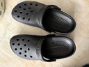 卡駱馳（crocs）Classic clog經(jīng)典洞洞鞋沙灘鞋男女鞋檀健次同款 跟高2cm黑色42 曬單實(shí)拍圖