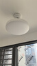歐普（OPPLE）風(fēng)扇燈吊扇燈24瓦LED照明低噪音餐廳臥室吊燈燈具包安裝 冰風(fēng)白 曬單實拍圖