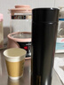 炊大皇 保溫杯 316L醫(yī)用級(jí)不銹鋼茶水分離商務(wù)便攜保溫杯 黑色 490ml 曬單實(shí)拍圖
