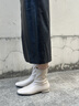 愛(ài)步（ECCO）靴子女 時(shí)尚潮流百搭經(jīng)典平底羊皮輕奢女靴 舞悅244403 石灰色24440359113 39 曬單實(shí)拍圖