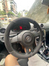 FHAO汽車(chē)方向盤(pán)套翻毛皮防滑透氣吸汗四季通用男皮麂絨女耐磨型車(chē)把套 曬單實(shí)拍圖