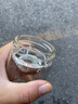 胖東來水晶水杯雙層車載玻璃杯茶杯大容量便攜加厚透明隔熱杯子男士水杯 300ML【菱形水晶蓋】可定制 曬單實(shí)拍圖