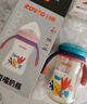 日康（rikang）吸管奶瓶 6個(gè)月+帶重力球寬口奶瓶 PPSU帶手柄240ml 藍色N1063-1 曬單實(shí)拍圖