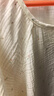 古今（GUJIN）純棉100全棉泡泡紗長(zhǎng)袖睡衣女春秋新款家居服睡褲大碼兩件套XL 曬單實(shí)拍圖