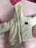G.DUCKKIDS小黃鴨兒童加厚外套童上衣外穿小孩冬款保暖衣服防風(fēng)棉襖 熊頭外套加絨加厚(淺棕色) 80碼1歲左右(17-20斤) 曬單實(shí)拍圖