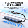 宏碁（acer）Type-C擴(kuò)展塢USB3.0分線器拓展帶SD/TF讀卡器轉(zhuǎn)接頭適用華為安卓MacBook電腦轉(zhuǎn)換器八合一 曬單實(shí)拍圖