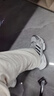 adidas輕松鞋 MEGASTRIDE超輕緩震回彈厚底增高老爹鞋阿迪達(dá)斯   晶白/灰色/深灰   38 曬單實(shí)拍圖