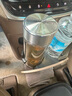 希諾雙層玻璃杯抗菌隔熱高檔車載水杯男2025新款鈦杯泡茶杯子XN-9102K 曬單實(shí)拍圖
