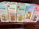 名創(chuàng)優(yōu)品（MINISO）繽紛街景積木拼裝成人兒童玩具桌面擺件生日禮物送禮 滿甜千層屋 曬單實(shí)拍圖