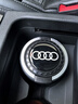 適用奧迪A6L/A4L/Q5L/A3/Q3/A7L/Q4Q6車(chē)載煙灰缸防灰飛創(chuàng  )意黑科技 新款【奧迪-炫酷暗夜】 金屬內膽+藍光LED燈+一鍵開(kāi)蓋 曬單實(shí)拍圖