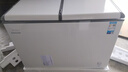 Midea美的271升 商用 家用 冰柜大容量冷藏冷凍冷柜蝶形門(mén)臥式冰箱 雙箱雙溫BCD-271VMQ 271L 曬單實(shí)拍圖