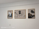 皖西秘境家和萬(wàn)事興新中式客廳裝飾畫(huà)大廳沙發(fā)背景墻掛畫(huà)茶室餐廳三聯(lián)字畫(huà) 家和萬(wàn)事興掛畫(huà) 左右40*60cm/中間80*60cm 【尊貴金色】加厚鋁框+有機玻璃 曬單實(shí)拍圖