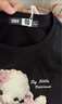 森馬（Semir）代露娃|短袖t恤女中長(cháng)款印花上衣25夏寬松純棉套頭衫109325100032 曬單實(shí)拍圖