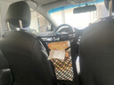 祈生花汽車(chē)座椅間儲物網(wǎng)兜車(chē)載擋網(wǎng)隔離車(chē)座椅背收納置物掛袋車(chē)用防兒童 曬單實(shí)拍圖